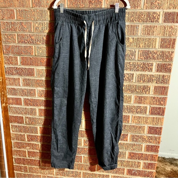 Prana Dark Gray Stretchy Straight Leg Joggers Size Small - Picture 1 of 4